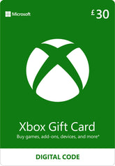 Xbox Gift Card | 30 GBP | Digital Voucher | Xbox One, Series S|X & Windows | (Download Code)